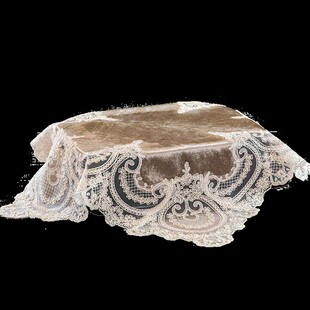 打印机盖布传真机盖巾电脑防尘罩蕾丝罩欧式咖啡机布艺小盖布