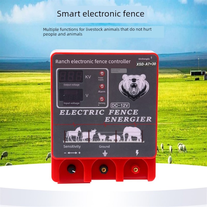 畜牧养殖数字围栏遥控养殖牛羊猪双显示压力调节高能sA6A7