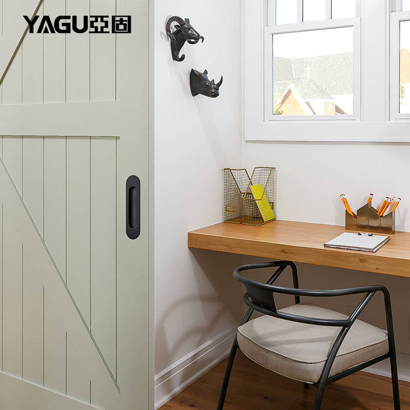 亚固暗拉手移门推拉木门拉手隐形衣柜暗把手嵌入内嵌移门拉手