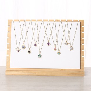 项链展示架挂锁骨链吊坠收纳架脖子挂饰架摆地摊饰品架珠宝首饰架