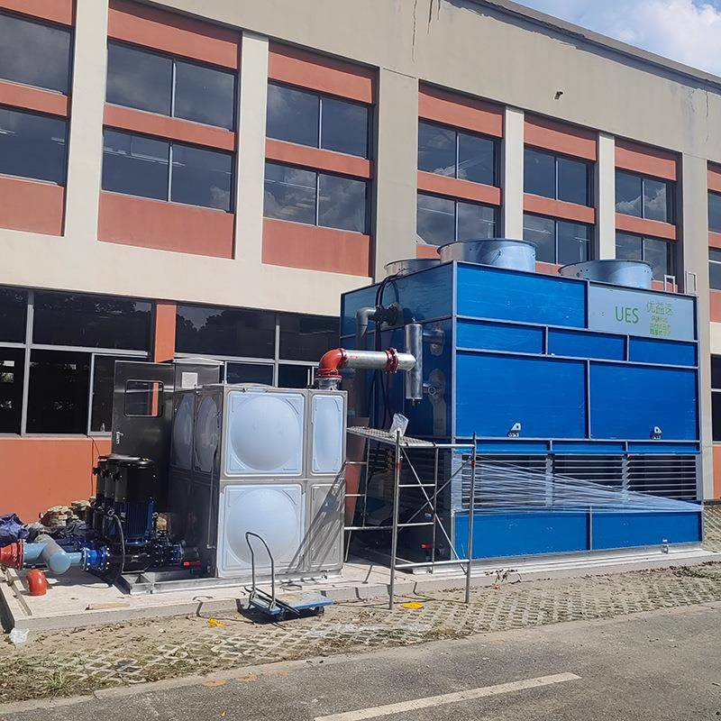 高低温实验箱闭式不锈钢凉水塔水箱水泵电箱管道安装价格优惠