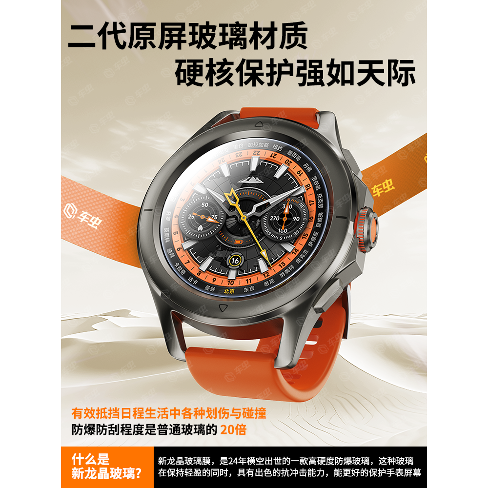 适用小米WatchS4钢化膜41m