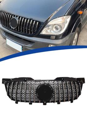 适用于2009-2012斯宾特W906改装GT款中网ABS原车替换