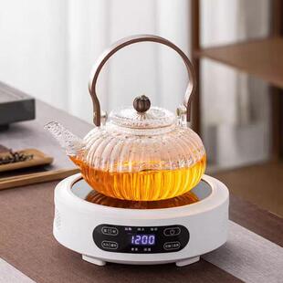 戈米电陶炉围炉煮茶迷你小茶炉玻璃壶铁壶烧水器家用茶具