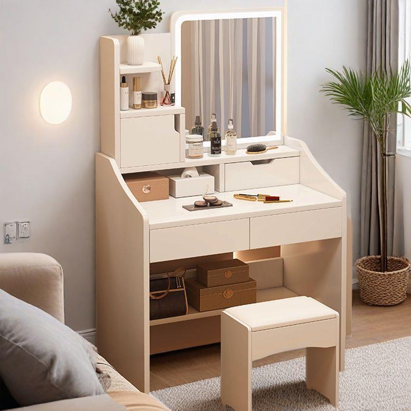 现代简约网红梳妆台收纳柜一体化妆台卧室小型化妆桌小户型梳妆柜