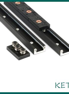 锁紧内置双轴心直线导轨SGR1015N202535滑块光轴滑轨岛台专用