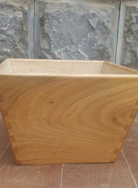 香樟木米斗招财升老式摆件四方斗中式仿古斗金实木质升子结婚