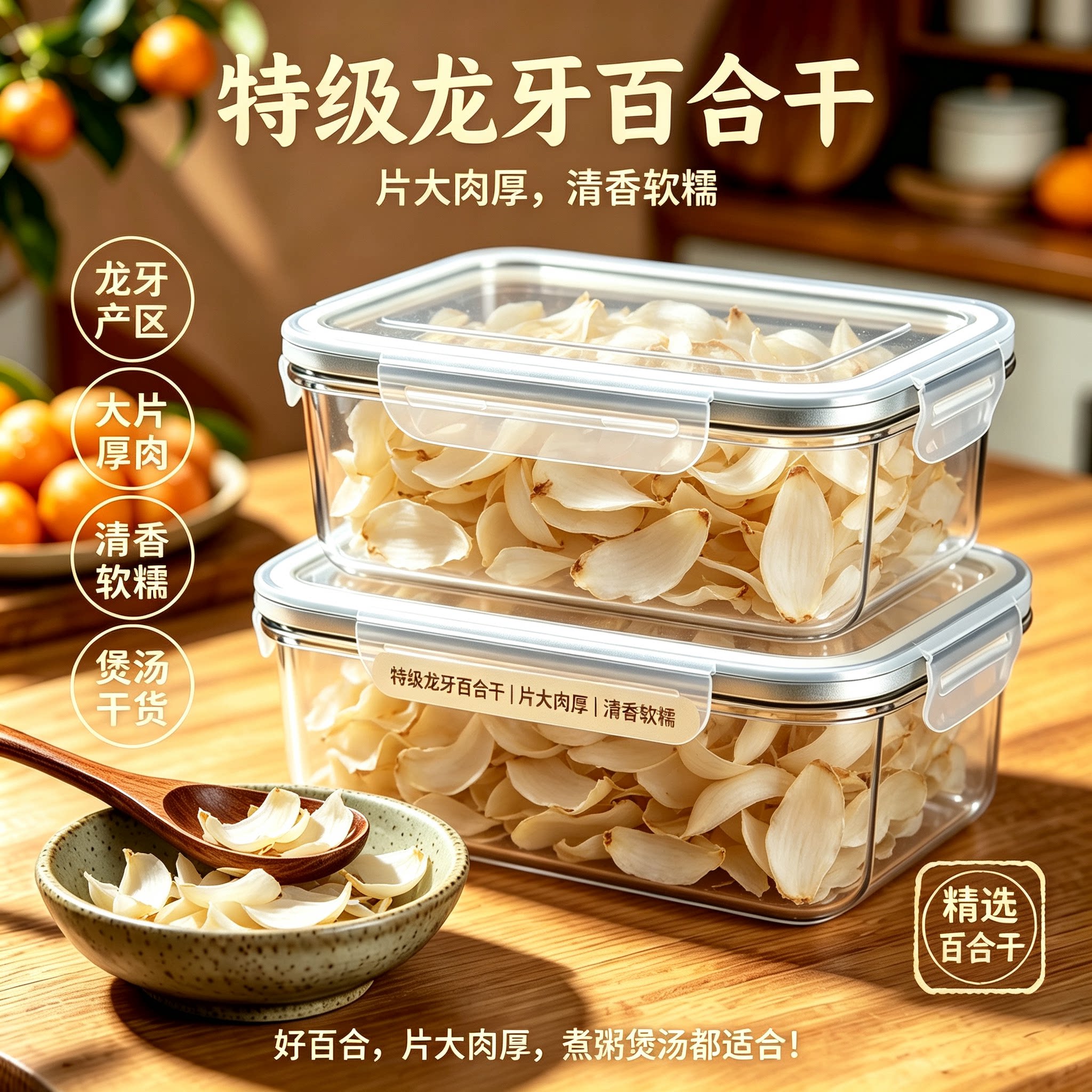 无硫正宗兰州百合干500g