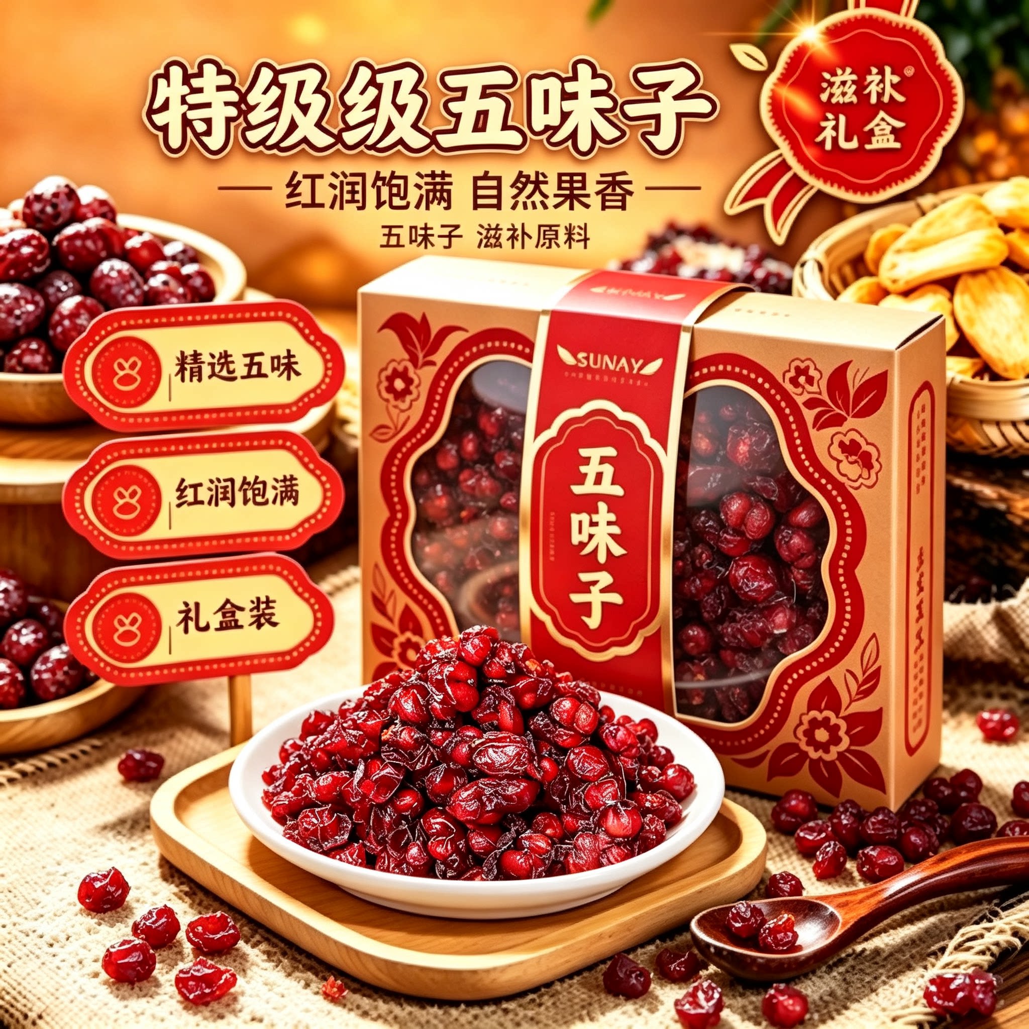 长白山正品五味子新货干货