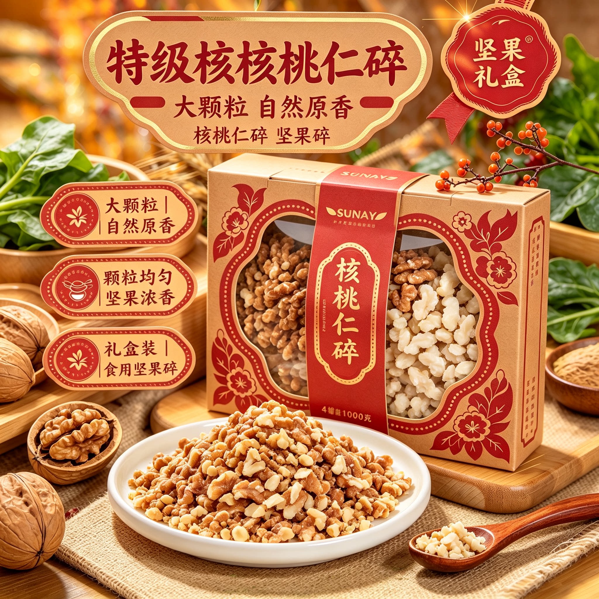 新疆阿克苏原味无添加核桃仁