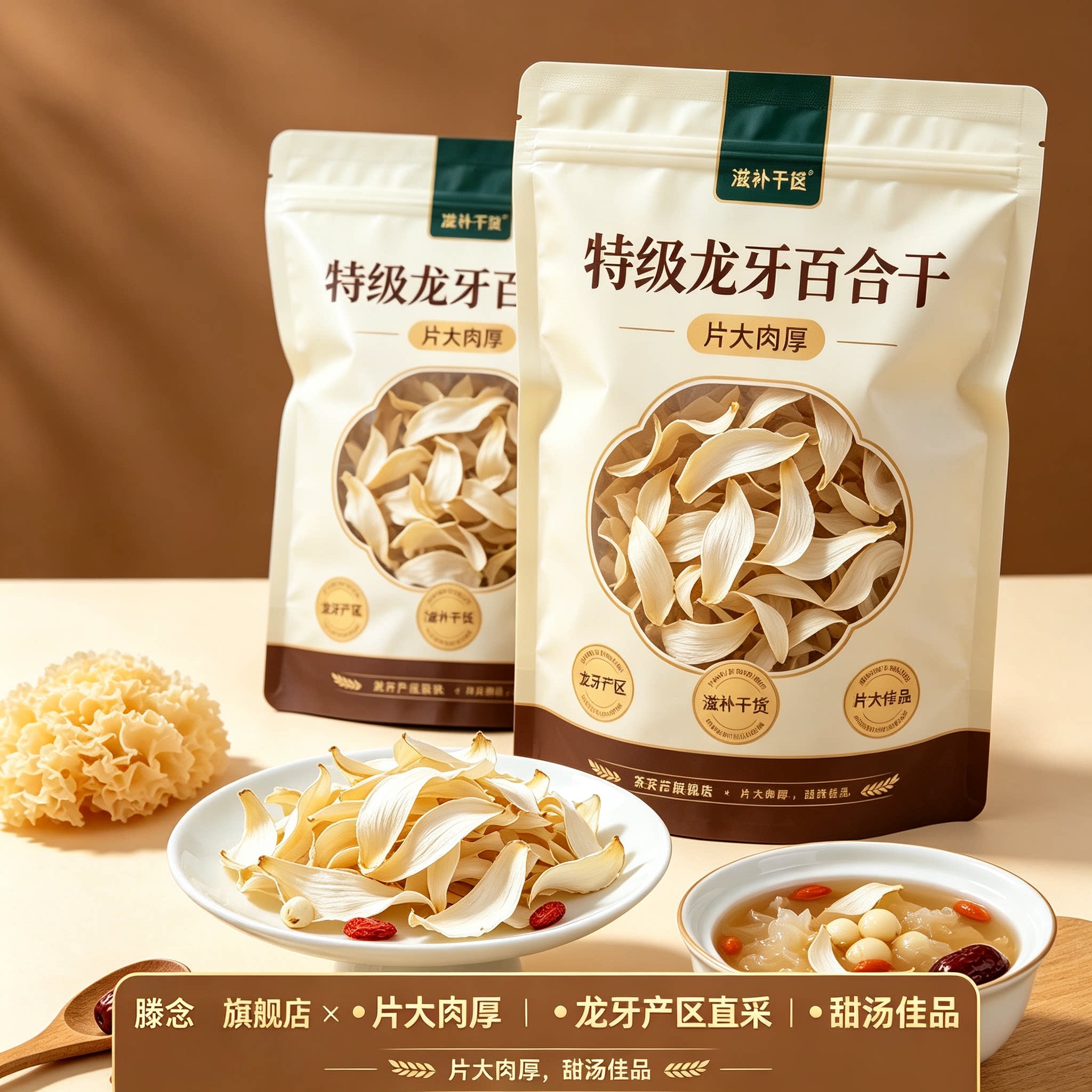 兰州无硫特级龙牙百合干