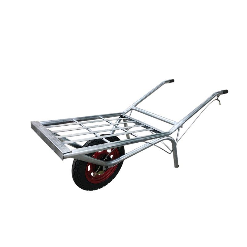 农用独轮车手推单轮工地建筑小推车拉货两轮搬运实心田园双轮