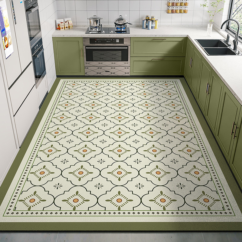 2024新款厨房地垫防油防水满铺专用垫子防滑防污可擦免洗pvc地毯,居家布艺,厨房地垫,淘宝优惠券,粉丝福利购,淘宝优惠卷