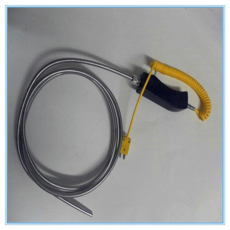 销售 铠装热电偶大手柄热电偶温度传感器便携式热电偶