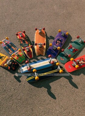 2023YOW西班牙滑板陆地冲浪板陆冲长板代步滑雪刻滑训练刷街板