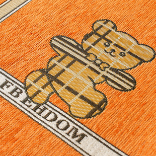 翠湖里雪尼尔沙发垫子四季通用简约现代防滑卡通沙发套全包盖布巾