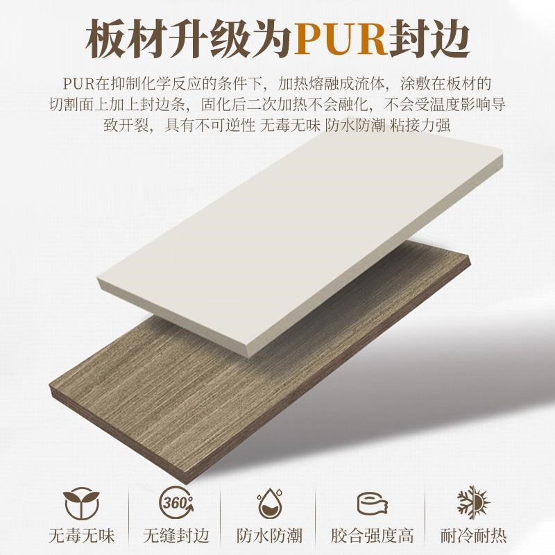 玻璃门衣柜家用卧室衣帽间平开简易儿童实木定制柜子一门到顶衣橱