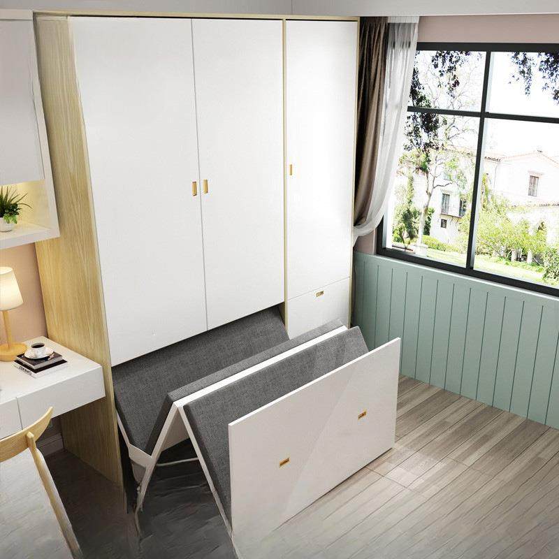 衣柜床一体组合多功能折叠隐形床小户型省空间推拉门衣柜抽拉床,包装,五金配件包装,淘宝优惠券,粉丝福利购,淘宝优惠卷