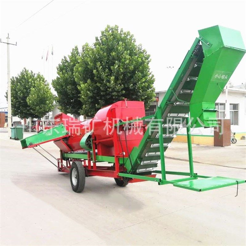 花生摘果机干湿两用大型花生摘果机拖拉机牵引式花生脱果机打果机,五金/工具,脱粒机,淘宝优惠券,粉丝福利购,淘宝优惠卷