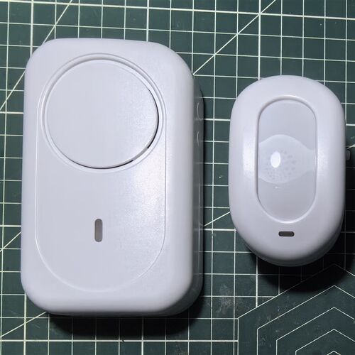 无线门铃百米自动通知小型红外线充电欢迎光临感应器感知家用门口