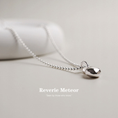 925纯银项链几何水滴形吊坠简约锁骨链精致小巧百搭时尚 款 毛衣链