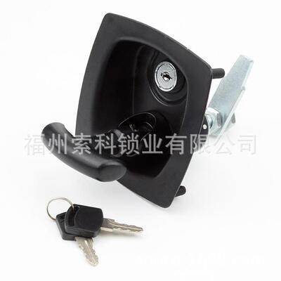 工程车汽车门方锁机罩锁迫紧面板锁压缩迫紧机械锁MS858C上锁