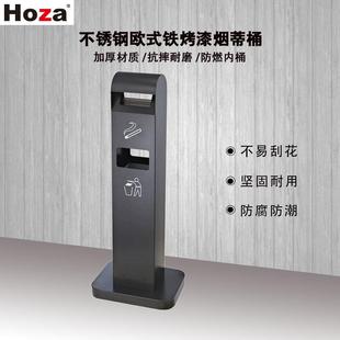 烟蒂柱收集桶烟头灭烟柱酒店吸烟室烟灰桶烟灰柱座地立式烟会缸桶