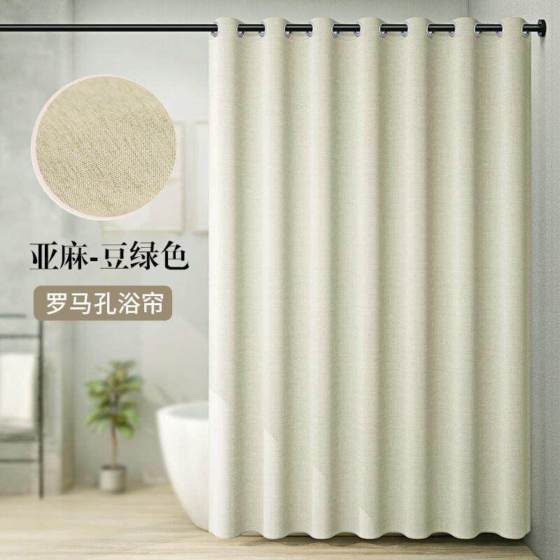 罗马孔亚麻浴帘创意数码印花浴帘卫生间磁性亚麻加厚浴帐,农机/农具/农膜,其它农用工具,淘宝优惠券,粉丝福利购,淘宝优惠卷
