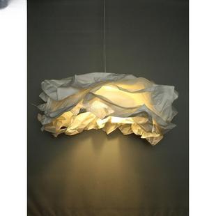 ~民宿服装店克鲁宁灯罩创意客厅餐厅卧室书房纸灯北欧装饰云朵吊