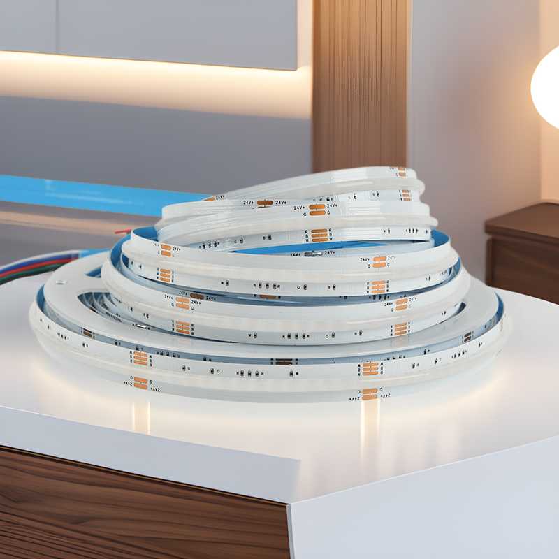 12V/24V低压四合一RGBW/RGBWW/RGBCCT灯带高亮氛围灯装饰灯条