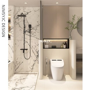 寒江雪通体大理石瓷砖600x1200柔光卫生间墙砖微水泥客厅防滑地砖