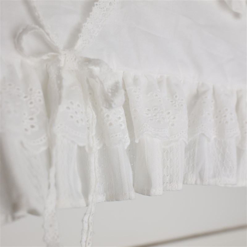 法式小方糖空调防尘罩 甜美交叉丝带公主风空调防尘罩 开机可不取