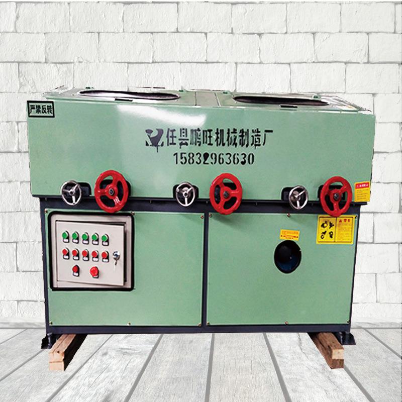 钢管自动除锈机大直径圆管抛光机全封闭外圆水磨拉丝机鹏旺机械