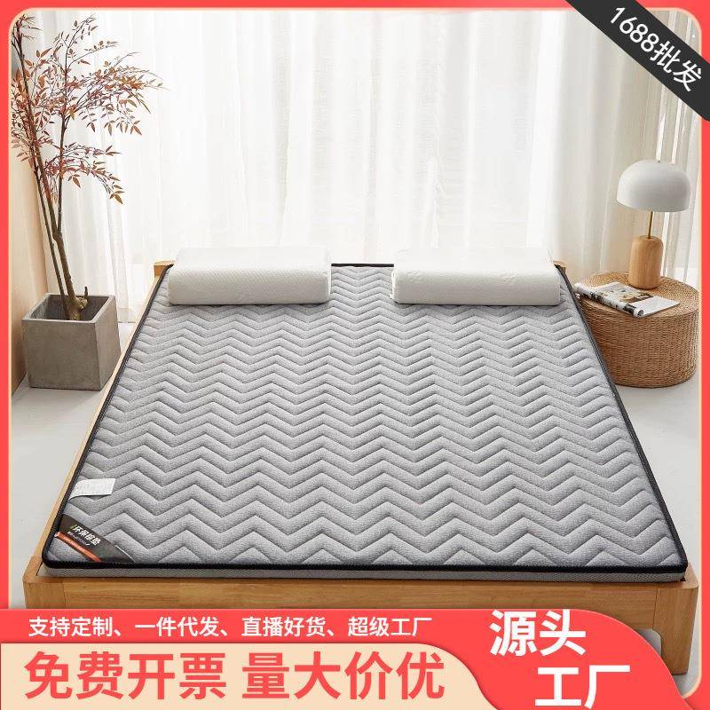 乳胶软垫家用榻榻米无胶椰棕床垫小户型可拆硬垫折叠海绵垫子铺垫