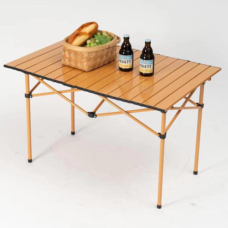 户外露营折叠便携式可折叠桌蛋卷桌桌椅野餐桌野炊摆摊桌子套装