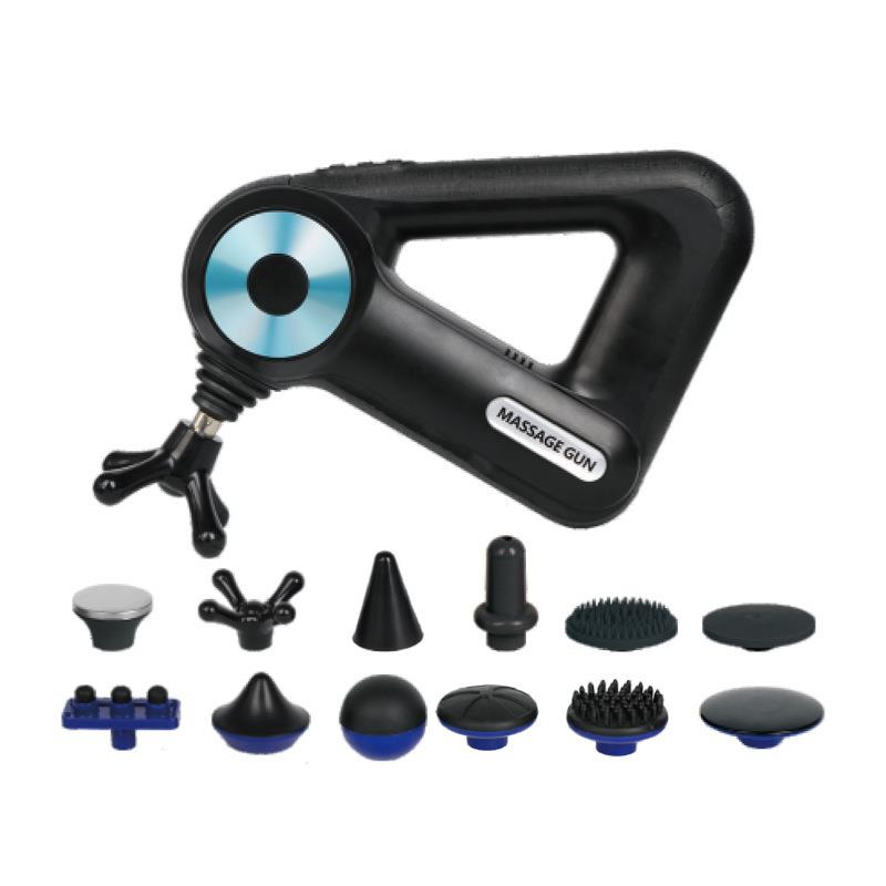 大功率三角筋膜枪新款颈膜抢小型按摩器爆款多款配件头静音式可