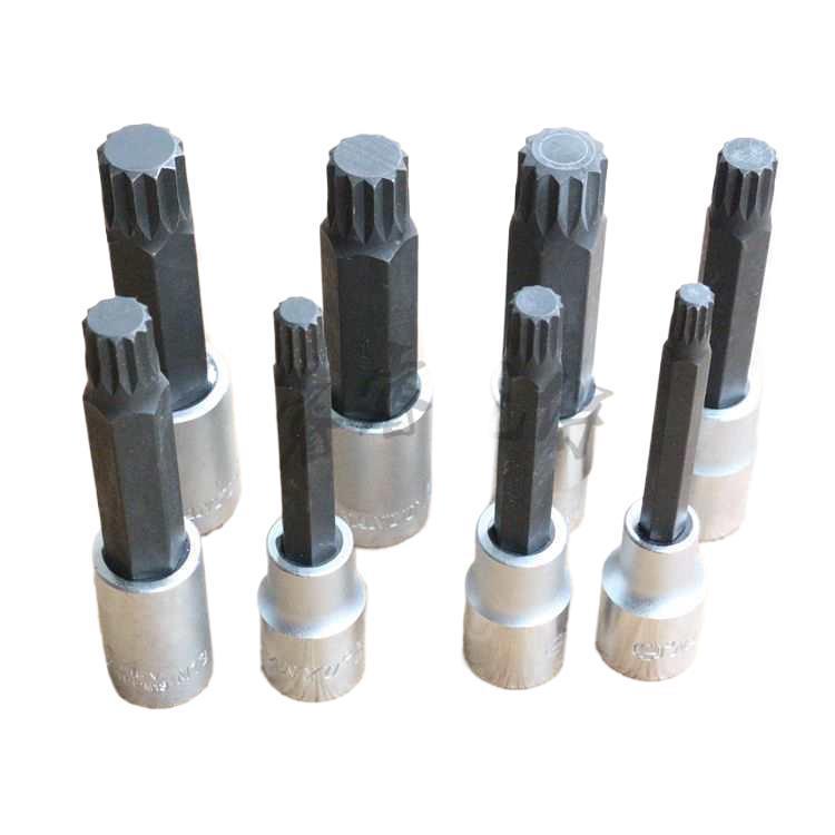 花键套筒六角内套筒头加长南豫M4M5M6M8M10M12内12角花扳手