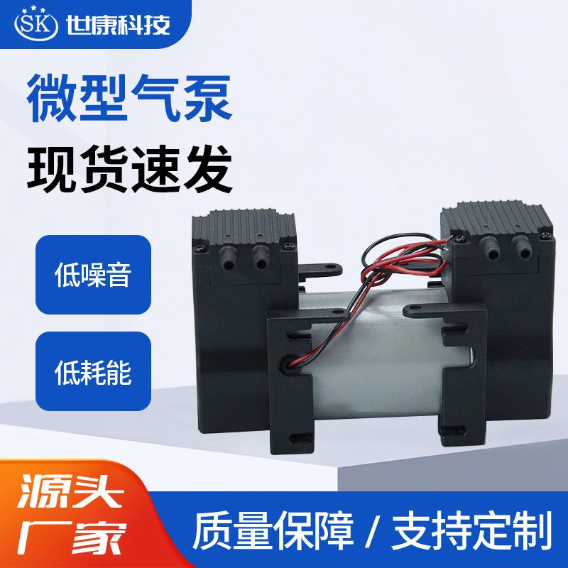 膜片小型2AP58-1大流量实验室真空泵微型耐腐蚀12V电动隔膜气泵