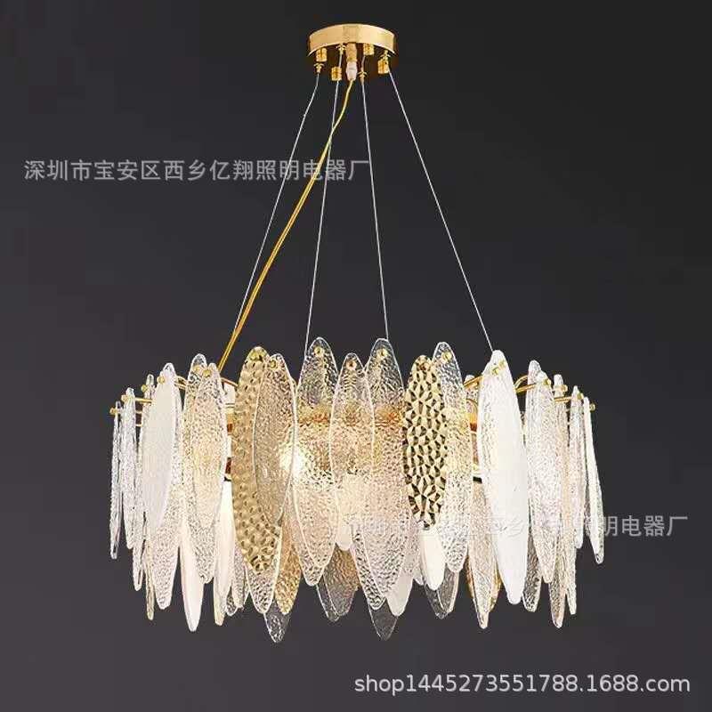 北欧后现代轻奢客厅吊灯简约卧室灯餐厅灯艺术玻璃设计师样板房灯