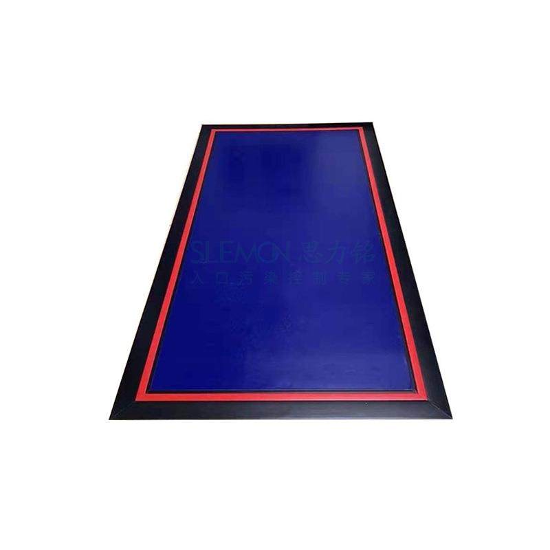 Dycem神奇垫可水洗粘尘垫蓝色地板胶垫工厂车轮除尘防静电