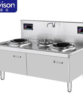 史蒂芬SDF-WS-SWG15C双头单尾小炒炉电压：380V功率：15KW+