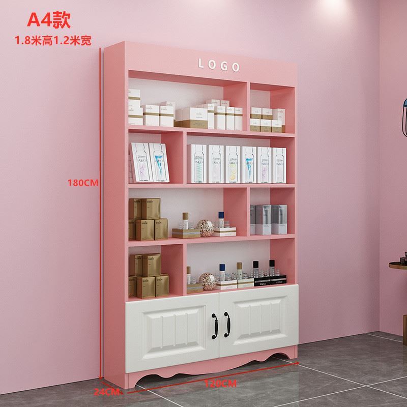 新款超市货架展示陈列品架化妆柜品展示架多层组合母婴店产货柜置