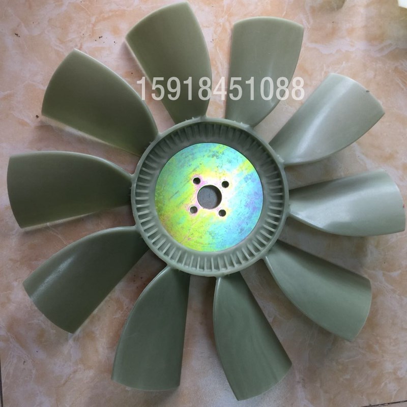 挖掘机配件卡特E120B E200B E320B卡特320V1V2风扇叶S6K风叶