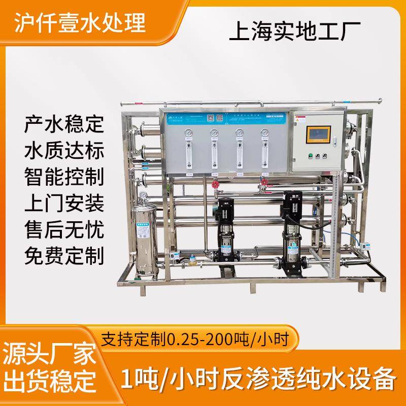 1000升双级反渗透纯水设备工业商用净水器ro大流量纯净水处理设备
