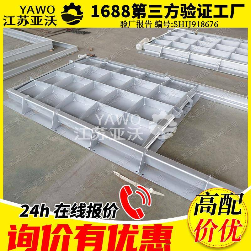平面闸门源头工厂kw水利PGZ附壁式闸门16L不锈钢方形闸门