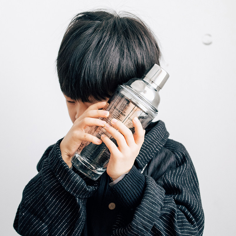 半宅雪克壶调酒套装DIY柠檬茶工具鸡尾酒冰饮奶茶制作玻璃手摇杯