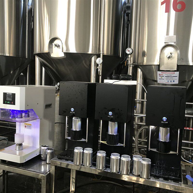 精酿啤酒易拉罐等压灌装机装瓶酒头家酿商酿小型自动灌装机