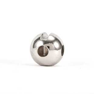 厂家直销聚氨酯发泡设备不锈钢球打孔铁球带孔公制内螺纹打孔钢球