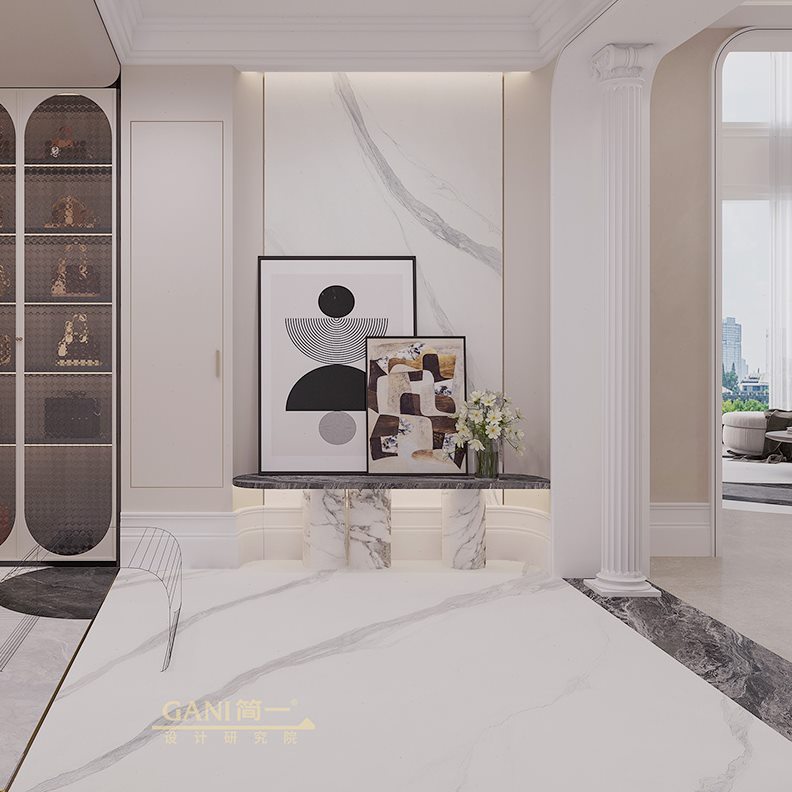 简270岩板雪花9密缝岩白板背景墙经典客厅背景墙0一 地砖超00*