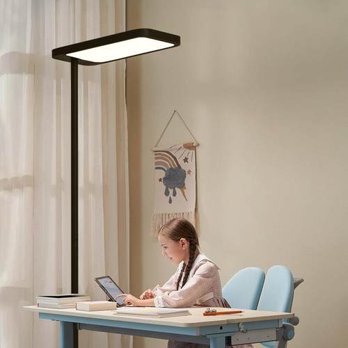 全光谱落地灯台灯学生学习工作阅读写作业黑色大路灯